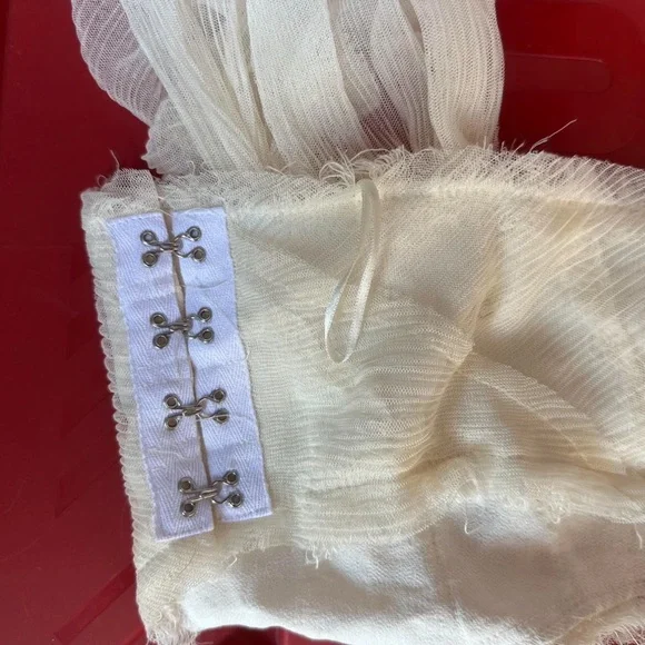 Hyein Seo Off-White Prom Cami Crop Top Tank